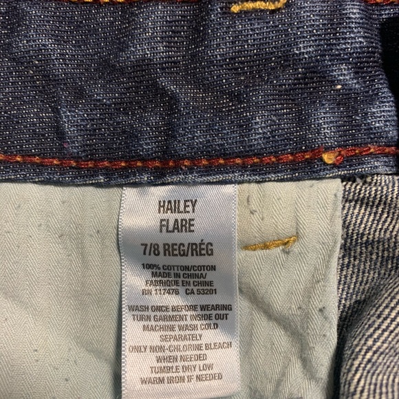 Aeropostale “Hailey” flare jeans size 7/8 - Picture 7 of 7